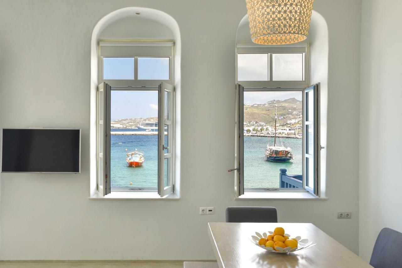 White Memories, Seafront Luxury Apartment Mykonos Mykonos Town Экстерьер фото